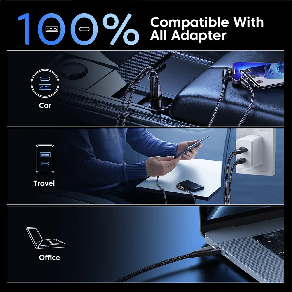 100W Magnetic Fast Charging Cable