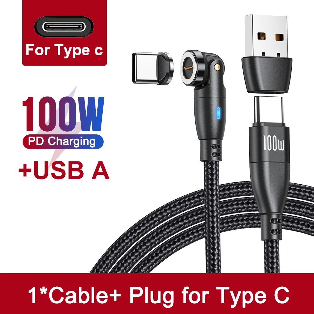 100W Magnetic Fast Charging Cable