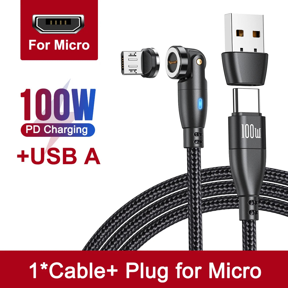 100W Magnetic Fast Charging Cable