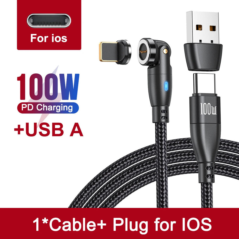 100W Magnetic Fast Charging Cable