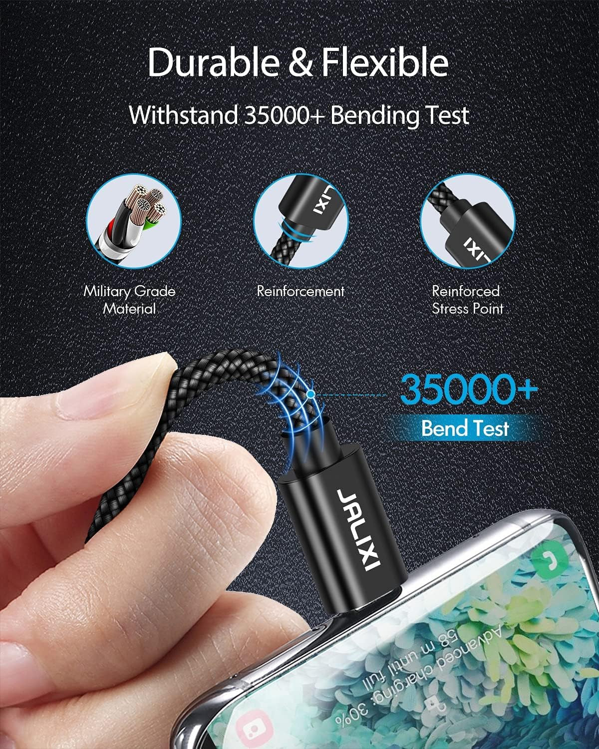 USB to USB C x3 Pack