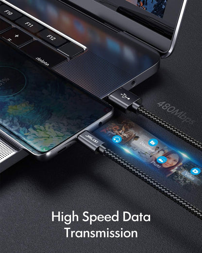 USB to USB C x3 Pack